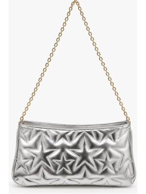 Rivina Lina V Altın Inci Detaylı Kadın Portföy Clutch Çanta