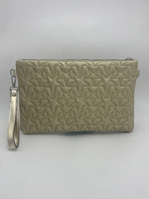 Rivina Zera E Siyah Inci Detaylı Kadın Portföy Clutch Çanta