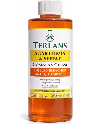 Mythriva Şeffaf Gomalak Cilası 250 ml Shellac Bleached