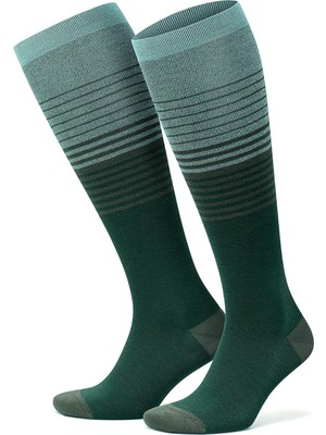 Mythriva Tr Erkek ve Kadın Için Renkli Bambu (15-20 mm Hg) Basınçlı Uçuş Seyahat Çorabı 3590