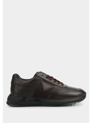 ProvoQ Kahve Deri Erkek Sneaker