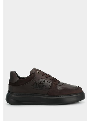 ProvoQ Kahve Deri Erkek Sneaker