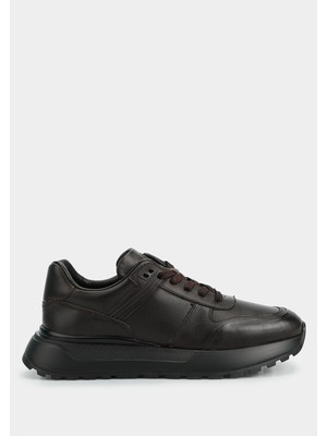 ProvoQ Kahve Deri Erkek Sneaker