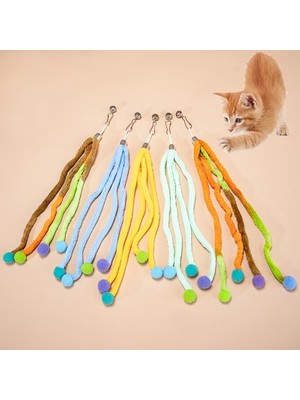 Zilli Kedi Oyuncağı - Peluş - Ponponlu Midastech