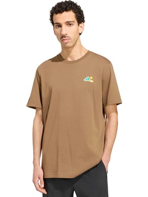 AKS2520 Adidas M Camper G T Erkek T-Shirt Kahve