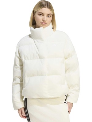 AKQ8766 Adidas W D Puf Velour Kadın Mont Beyaz