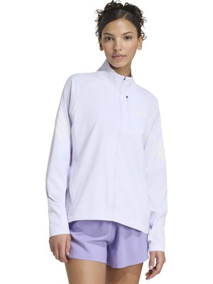 AKS3266 Adidas ADI365 Jkt W Kadın Yağmurluk-Rüzgarlık Mor