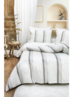 Odea Tr Çift Kişilik 200X220CM Ranforce Nevresim Takımı - Brendon (Acı Kahve)