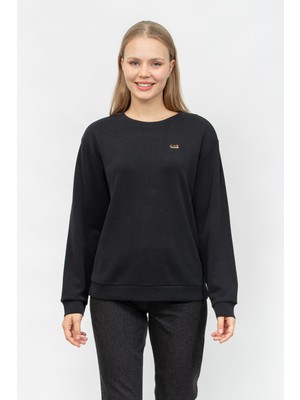Ea7 Kadın Sweatshirt Siyah