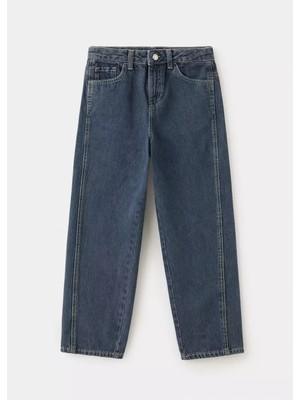 MANGO Kids Düz kesim jean