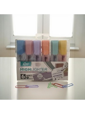 Odea Tr 6 Lı Highlighter Fosforlu Kalem Seti Candy Serisi