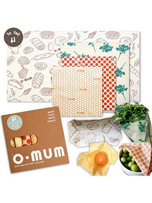 Odea 4'lü Balmumu Kaplı Yiyecek Saklama Kumaşı, Tanışma Paketi