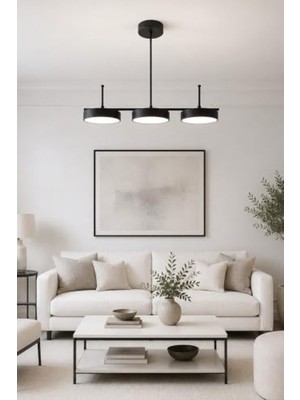 Odea 3 Renk Işık Seçenekli LED Avize, Enerji Tasarruflu Modern Tasarım