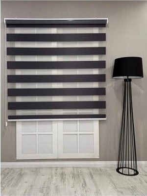 Odea Geniş Plise Güneşlik Perde, Antrasit Gri Renk ile 160 x 200 cm Ölçülerde