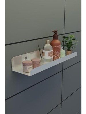 Odea Ultra Güçlü Yapışkanlı Mutfak Banyo Rafı, Çok Amaçlı Organizer