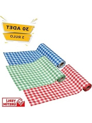 Odea 3'lü Rulo 100X120 cm Kullanım Kolaylığı Sunan Masa Örtüsü