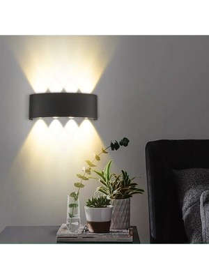 Odea Çift Yönlü LED Duvar Apliği, 15W, Modern Tasarım