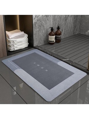 Odea 2 Adet Kaymaz Banyo Halısı, Karışık Renk Seçenekleri