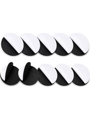 Odea 10 Adet Yapışkanlı Halı Kaydırmaz Set, 5 cm Yuvarlak Sabitleyici