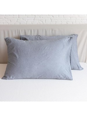 Odea Kapaklı 50 x 70 cm 2'li Yastık Kılıfı, Gri Renk