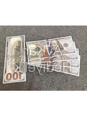 Odea Geçersiz Oyun Paraları Seti, 100 Dolar 100 Adet Eğlenceli Malzeme