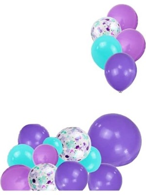 Odea 17 Adet Deniz Kızı Temalı Balon Seti