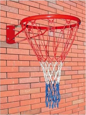 Odea Fileli Basketbol Çemberi, Duvar Monte Aparatlı Kırmızı Tasarım