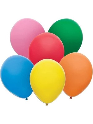 Odea Karışık Renkli 50'li Balon Seti, Parti ve Doğum Günü Kutlamaları Için