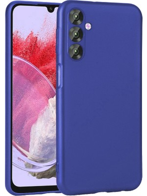 kilifone Galaxy M34 5g Uyumlu Kılıf Esnek Soft Premier Silikon Kapak - Saks Mavi - T30136
