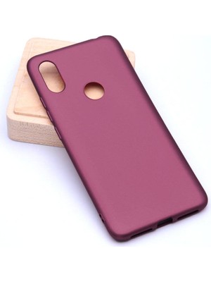 kilifone Mi 8 Se Uyumlu Kılıf Esnek Soft Premier Silikon Kapak - Mürdüm - T5419
