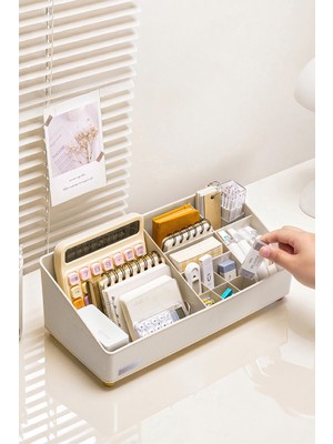 Bölmeli Masaüstü Düzenleyici Organizer – 34 x 15,5 x 12 cm