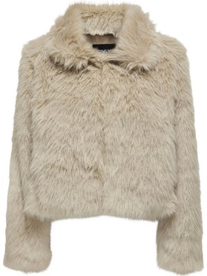 Only Onlmanny Faux Fur Otw Noos Bej Kadın Mont 15322406