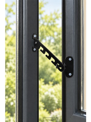 Renkliürün Siyah Metal Pencere Kilidi 11CM