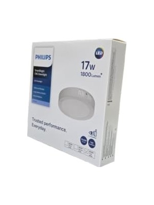 Odea Philips Smartbright Sıvaüstü Tavan Lamba 17W 3000K Sarı Işık 1800 Lümen 22 cm Çapında Plastik Gövde