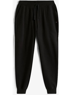 Tommy Hilfiger Tjm Slım S Flag Sweatpant Ext Erkek Siyah Eşofman Altı - DM0DM20473