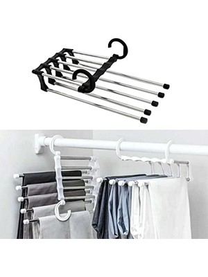 Odea Buffer® Hareketli Dolap Içi Pantolon Kravat Şal Askı Sistemi Düzenleyici Katmanlı Askılık Organizer