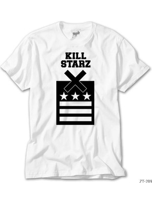 Z zepplin Kill Starz Beyaz Tişört