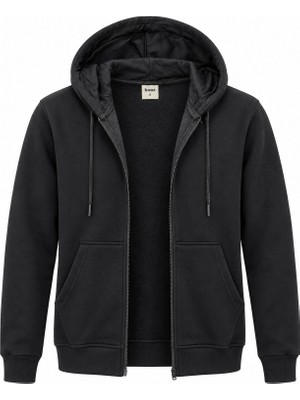 Classics Men Tam Fermuarlı Kapşonlu Ceket - 7775