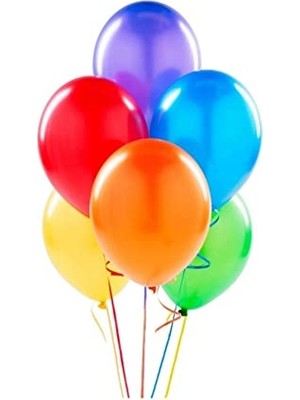 Odea Karışık Renkli Metalik Balon 50 Adet