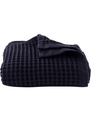 Odea Püskül Lüks Waffle Banyo Havlusu, 80X160 cm Büyük Boy Havlu Pakette 1-Adet