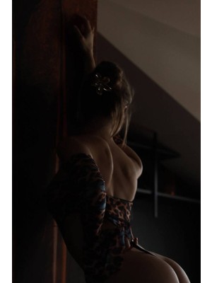BMD Zarima Fantezi Bodysuit - Leopar