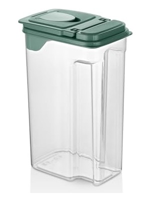 Odea Bakliyat Erzak Kuru Mama Çay Şeker Saklama Kabı Bpa Içermez 3600 ml Yeşil