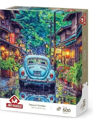 Odea Art Puzzle Yağmur Altında Tokyo 500 Parça Puzzle
