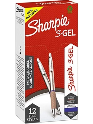 Odea Sharpie 95139 Jel Kalem, 0,7 Mm, Şaft Mavisi, Çok Renkli, Metal, 1 Adet