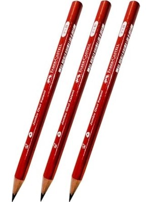 Odea Faber-Castell Ilk Kalemim Jumbo Üçgen Başlangıç Kalemi Siyah 2.5 B 3 Adet Faber Jumbo Kurşun Kalem Oluklu Gövde Tr