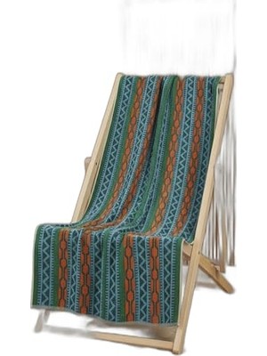 Odea Turkuaz SAHARA%100 Pamuklu Plaj Havlusu 70X140 cm