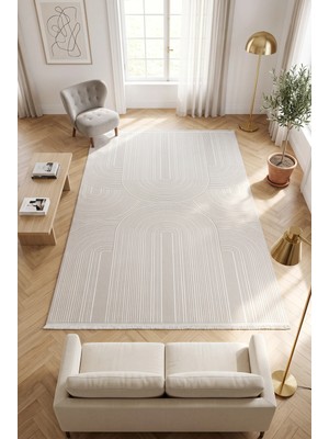Merinos Still  Yumuşak Dokulu Modern Salon Oturma Odası Halısı 67884-062