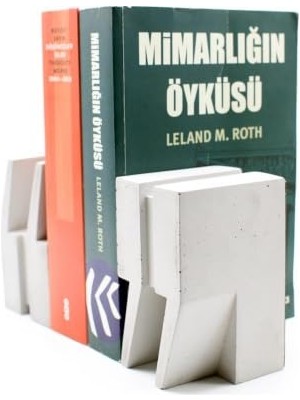 Odea Brüt Beton Kitap Desteği & Kitap Tutucu