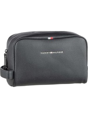 Odea Tommy Hilfiger Erkek Essentıal Pu Washbag Çanta Black Tek Beden