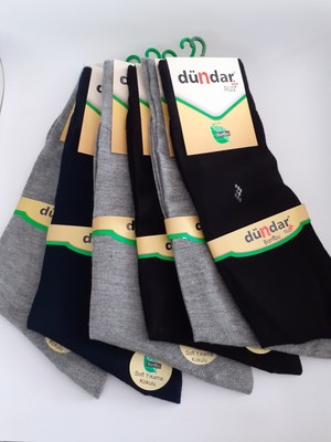 Dündar Erkek Bambu Soket Çorap Dikişsiz Soft Yikama Dogal Kokulu 6'lı Paket-Asortili-39-45
